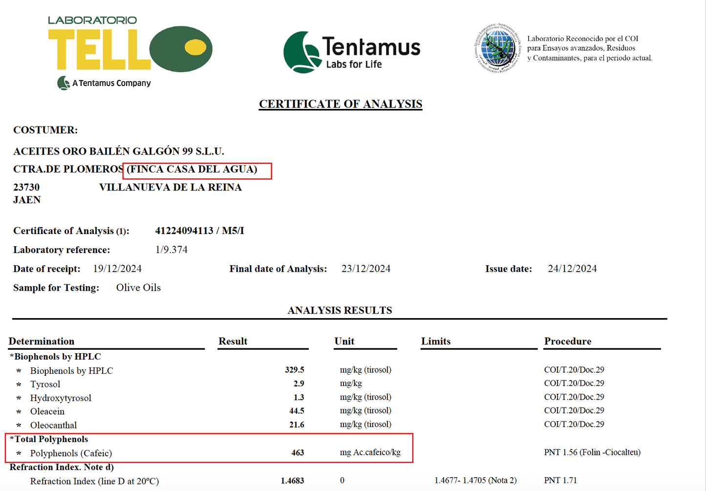 A.O.V.E. CASA DEL AGUA PICUAL - Olivver