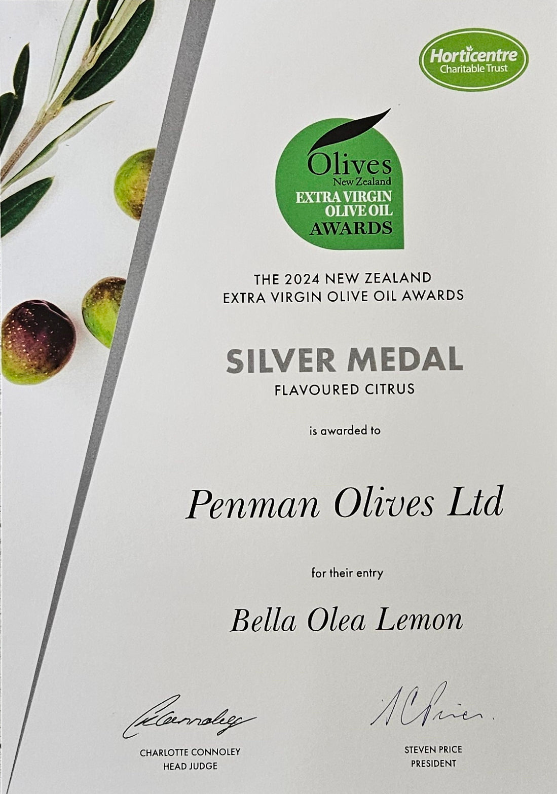 Bella Olea Lemon Infused Organically Grown* Extra Virgin Olive Oil - New Season - Olivver