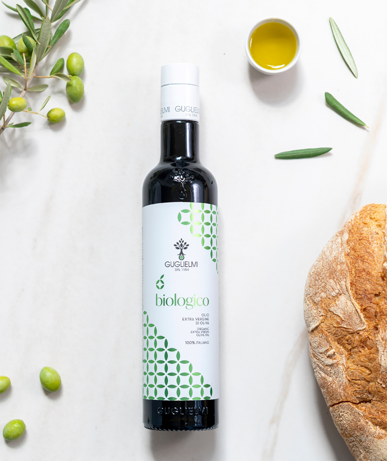 Olio Guglielmi 'Monogram Biologico' - Premium Organic Extra Virgin Olive Oil