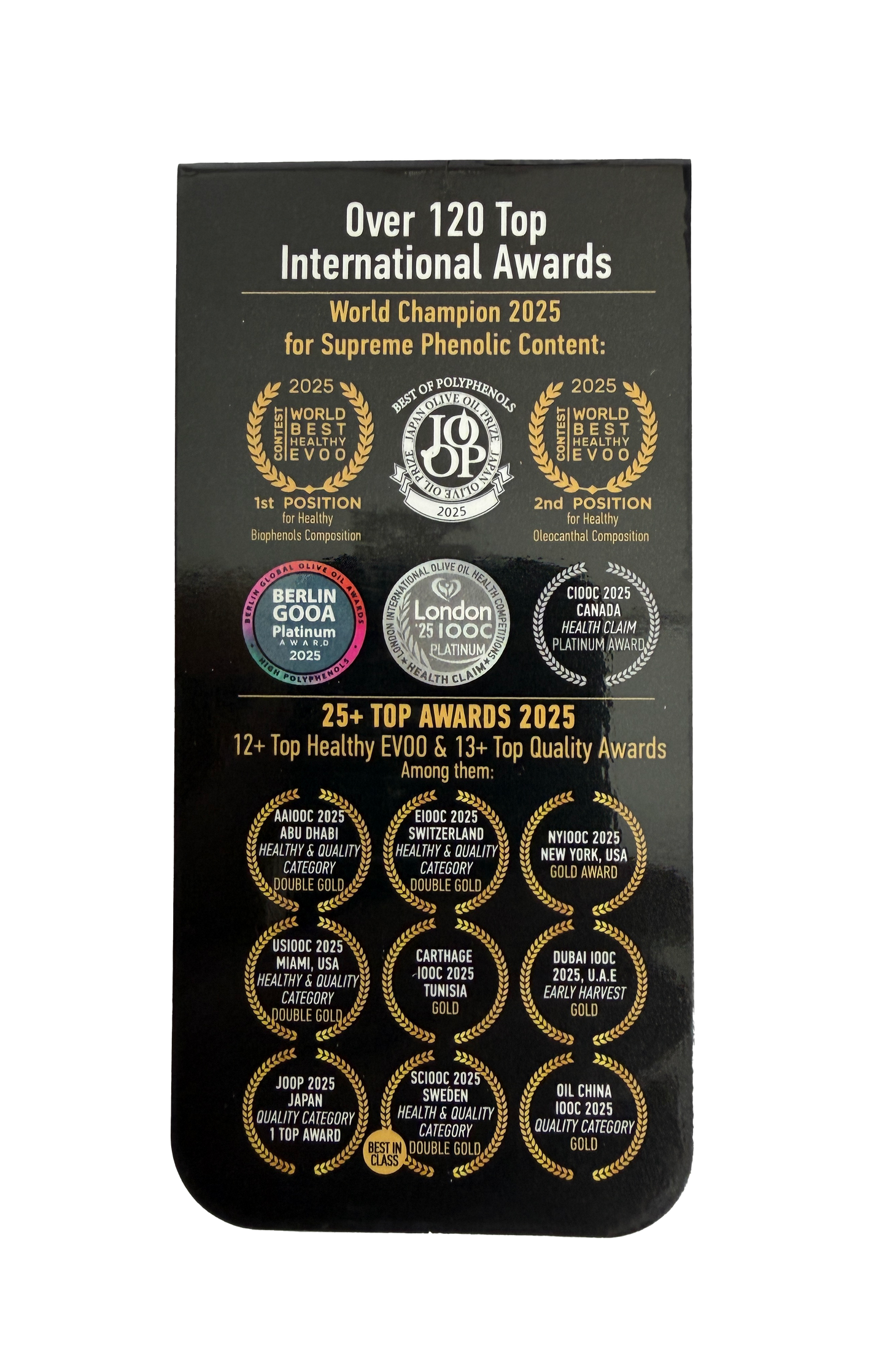 Hyperleon Ultra Gold - 2150 mg/kg Limited Edition - Extremely High Polyphenolic olive oil