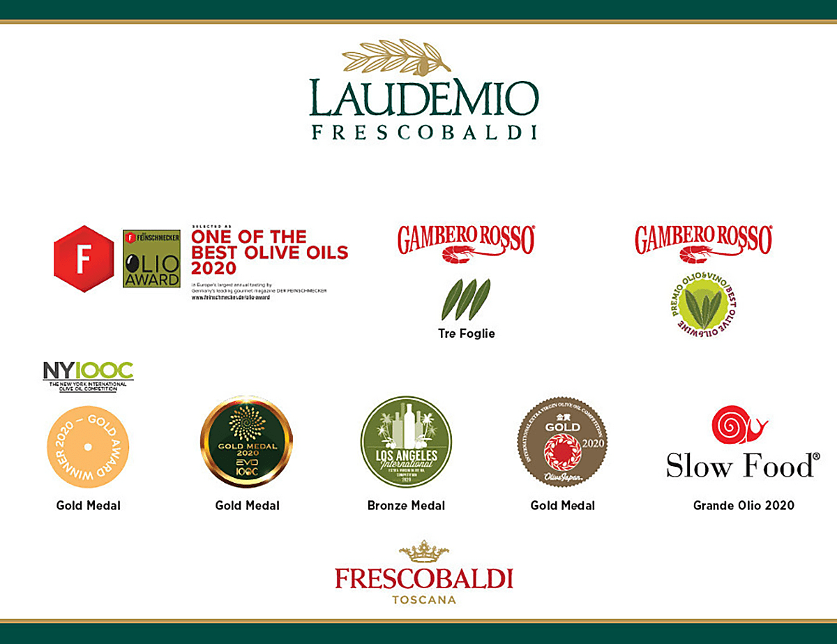 Laudemio Frescobaldi Premium Extra Virgin Olive Oil - Frantoio - Olivver