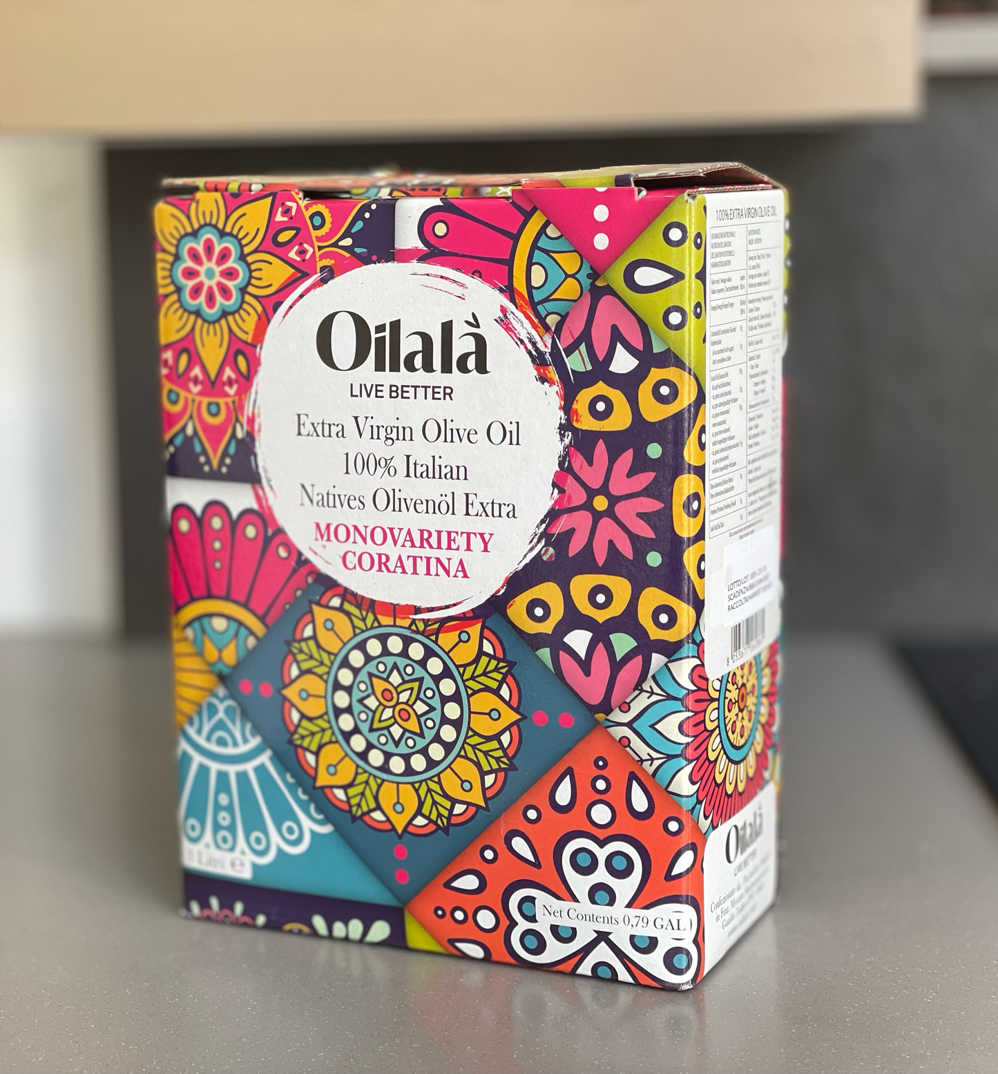Oilalà Monovarietal Coratina Premium Extra Virgin Olive Oil - 3 Litres