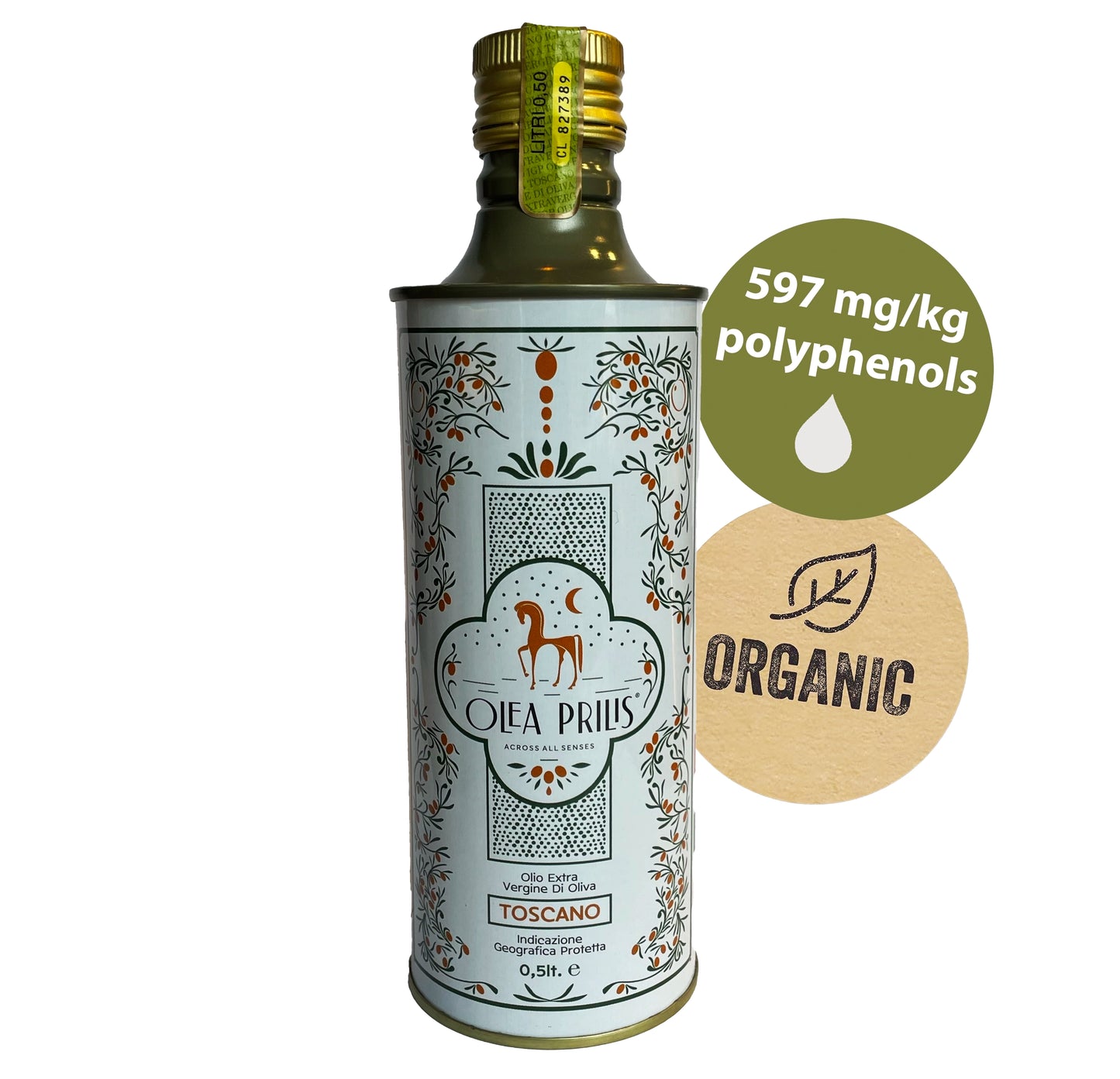 Olea Prilis Tuscan Blend Organic Premium Extra Virgin Olive Oil