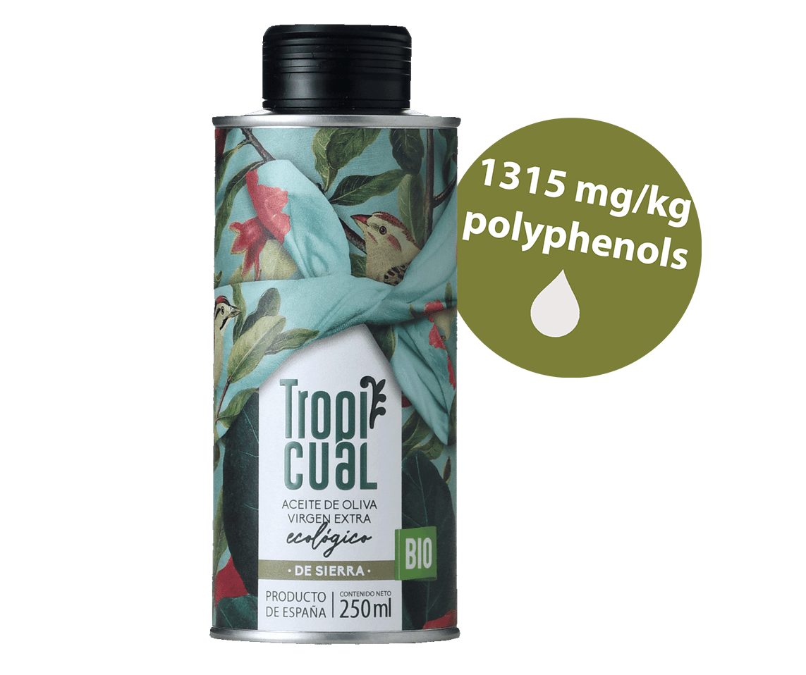 PRE-ORDER: Tropicual De Sierra Organic Super High Phenolic extra virgin olive oil - picual - Olivver