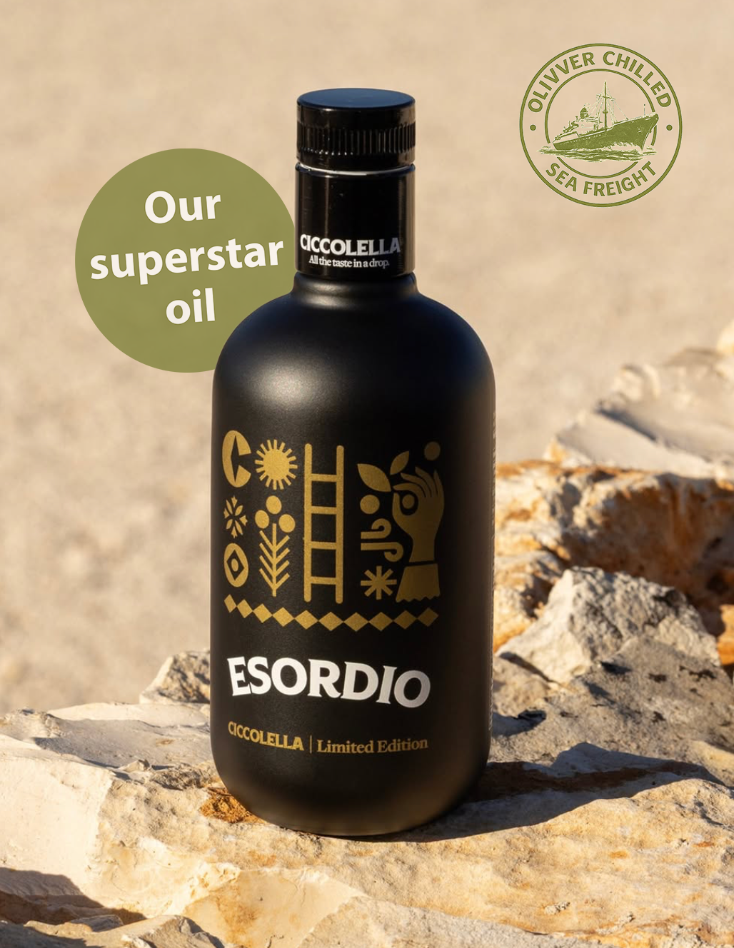 Olio Ciccolella Super Early Harvest - 'Esordio' Organic - Limited Edition - Olivver