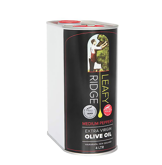Leafyridge Premium Extra Virgin Olive Oil - Leccino - 4 litres - Olivver