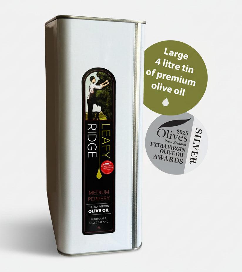 Leafyridge 4 litre tin extra virgin olive oil 