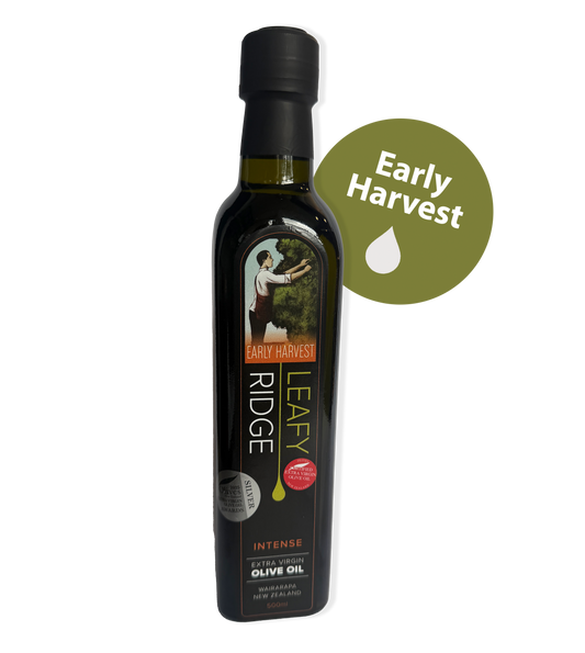 Leafyridge Premium Extra Virgin Olive Oil - 2025 Early Harvest Koroneiki Intense - 500 mls