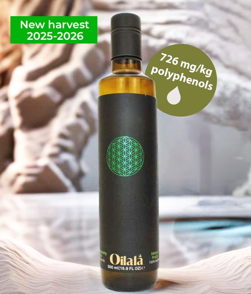Oilalà Monovarietal Organic Peranzana - 726 mg/kg - Olivver