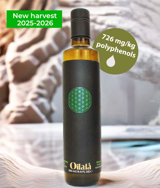 Oilalà Monovarietal Organic Peranzana - 726 mg/kg - Olivver