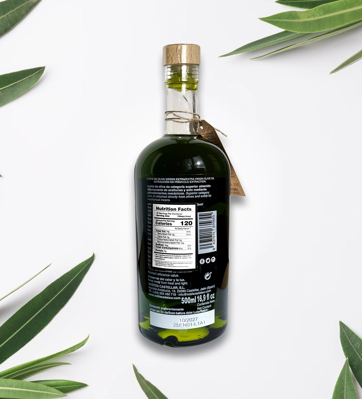 Nobleza del Sur Novo by Lola Sagra - Super Early Harvest - 837 mg/kg - Limited Edition