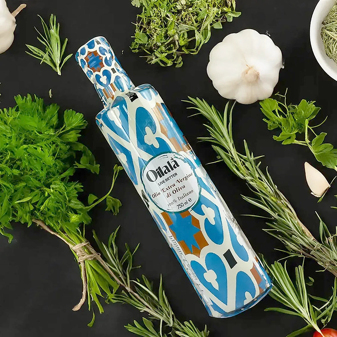 Oilalà 'Maiolica' Premium Italian Extra Virgin Olive Oil - 750 mls