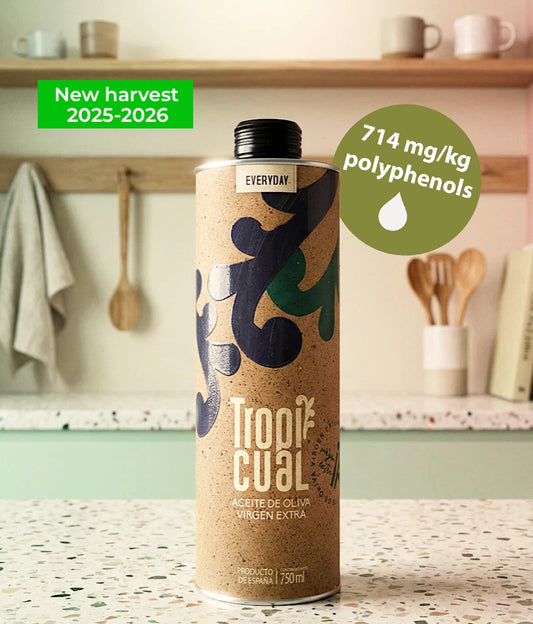 Tropicual Everyday - 714 mg/kg - 750 mls - high polyphenol extra virgin olive oil - Picual