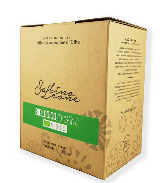 Sabino Leone Bag In Box Biologico - 3 litres - Organic Blend - Olivver