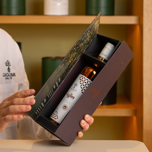 Olio Guglielmi 'Puglia' IGP - with gift box + gift wrapped