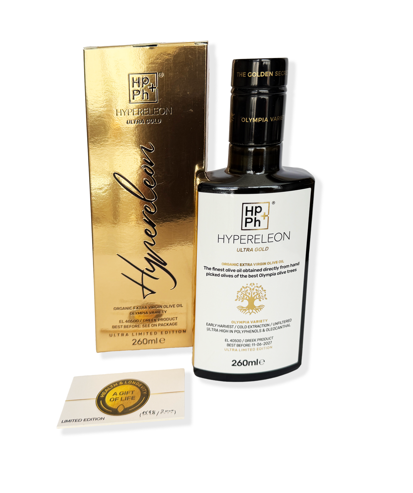 Hyperleon Ultra Gold - 2150 mg/kg Limited Edition - Extremely High Polyphenolic olive oil