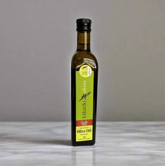 Kakariki Chilli Infused Premium Extra Virgin Olive Oil - Novello 2024 - Olivver