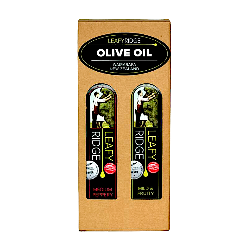 Leafyridge Premium Extra Virgin Olive Oil Gift Box Duet - Olivver