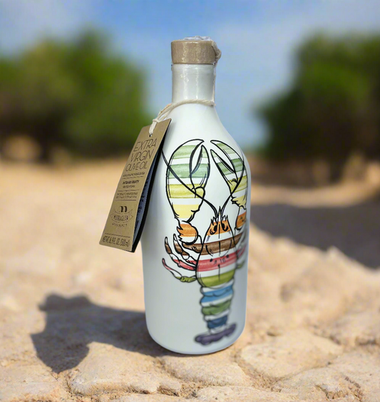 Muraglia's 'The Lobster' - handmade ceramic jar, Coratina Extra Virgin Olive Oil - Olivver