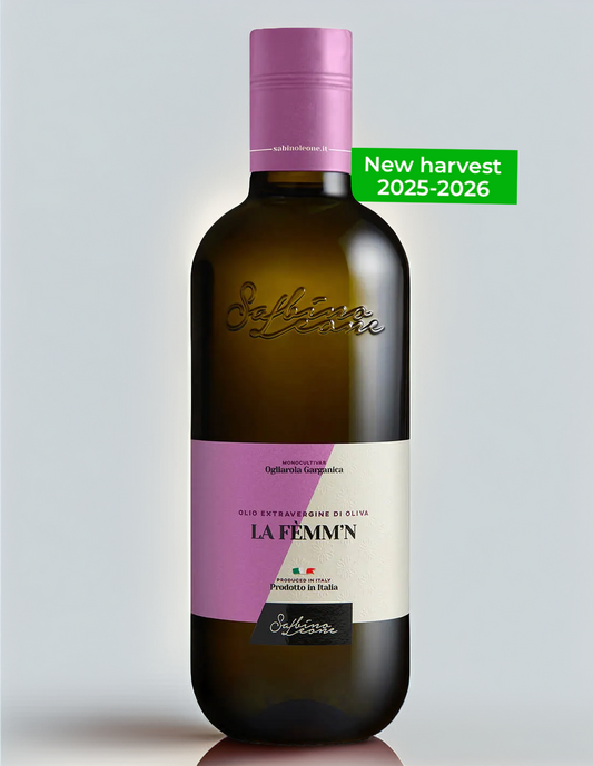 Sabino Leone La Fèmm'n - Ogliarola - latest harvest